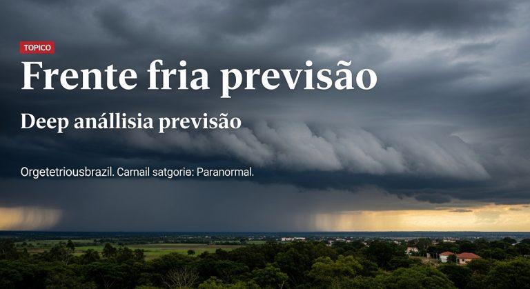 Dramatic sky over Brazil with incoming cold front boundary and foggy landscape
